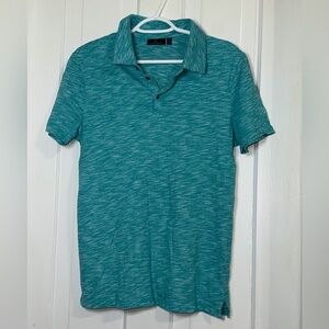 Men's Marc Anthony Turquoise Polo Shirt size medium slim fit
